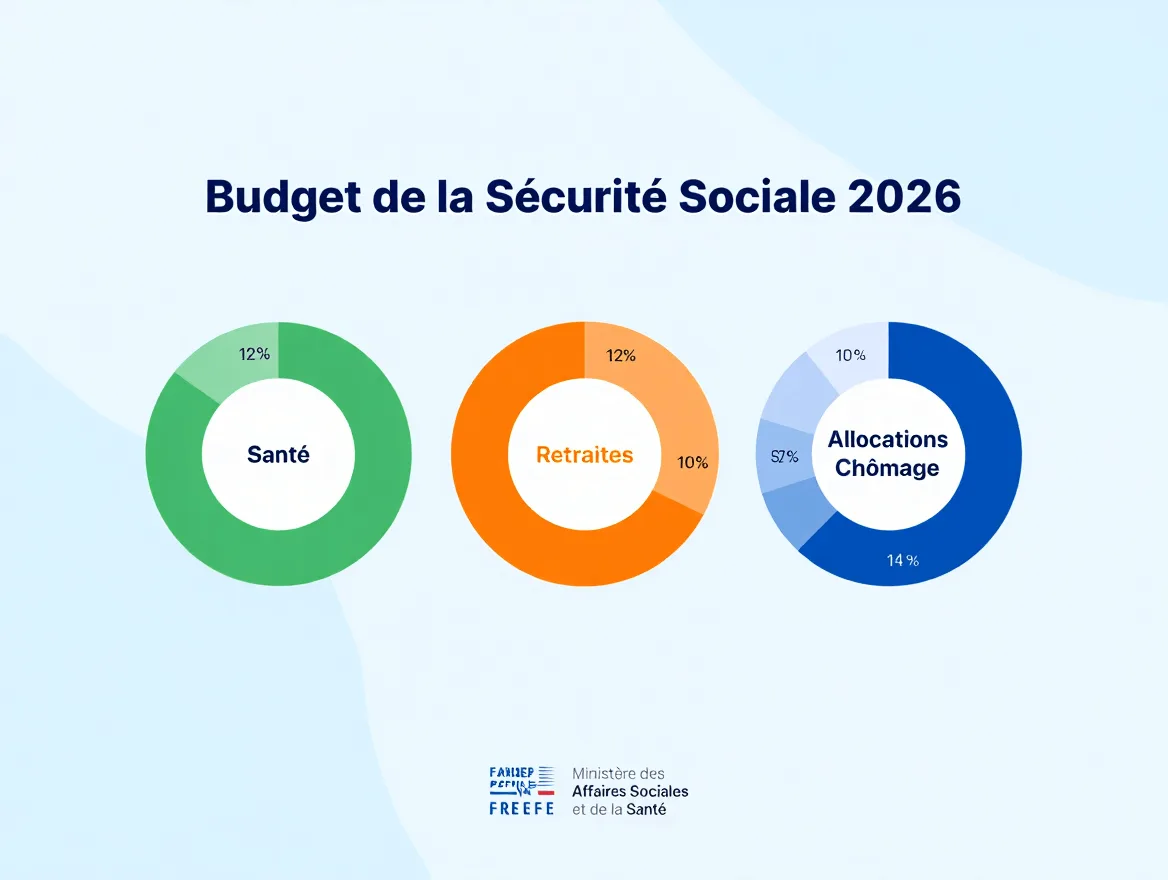 Budget sécurité sociale 2026: La répartition du budget de la sécurité sociale française